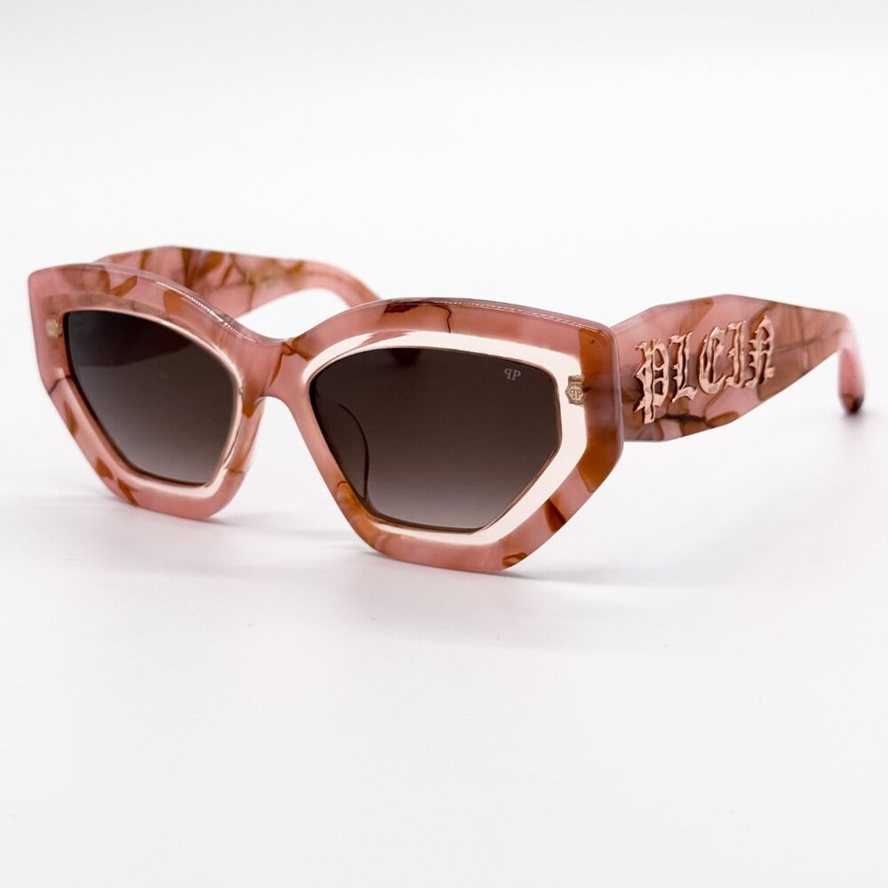 NEW PHILIPP PLEIN SUPREME STAR SPP099M 06Z8 PINK WOMEN SUNGLASSES PHILIPP PLEIN